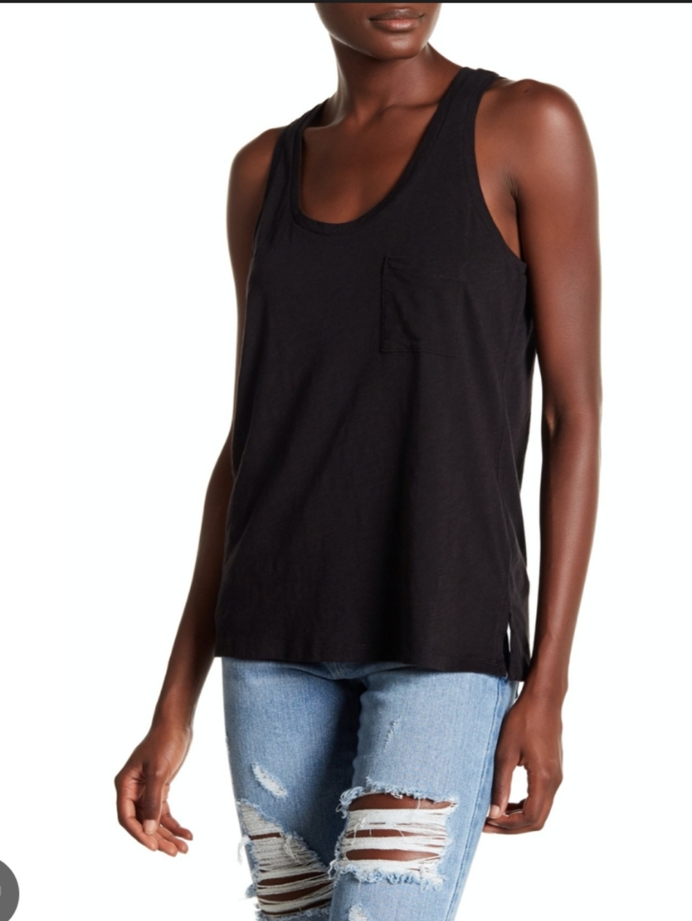 4/$16 ❇️ Madewell Black Cotton Tank